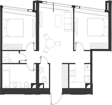 Студия, 73.7 м², 15/85 этаж, ЖК «Дом Дау»