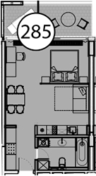 Продается 1-комн. квартира, 55.1 м²