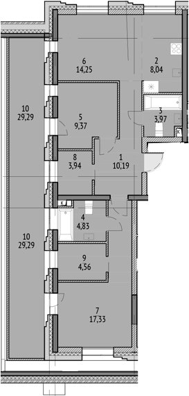 3-комн. N'ICE LOFT
