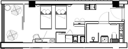 Студия Азимут Plus Residence