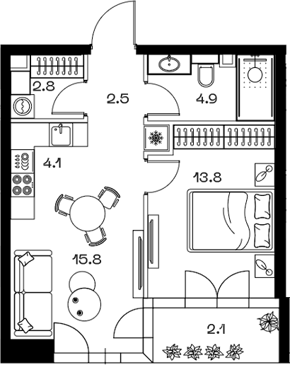 2-комн. SHIFT