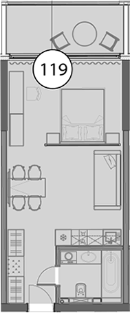 Продается 1-комн. квартира, 47.5 м²