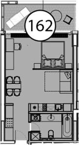 Продается 1-комн. квартира, 54.7 м²