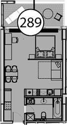 Студия, 54.7 м², 8/9 этаж, ЖК «Гостиничный комплекс Поляна Пик»