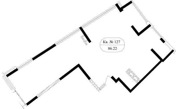 Студия, 79.59 м², 16/17 этаж, ЖК «Маршал»