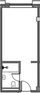 Студия, 25.95 м², 7/12 этаж, ЖК «Azimut Сити Отель Пятигорск»