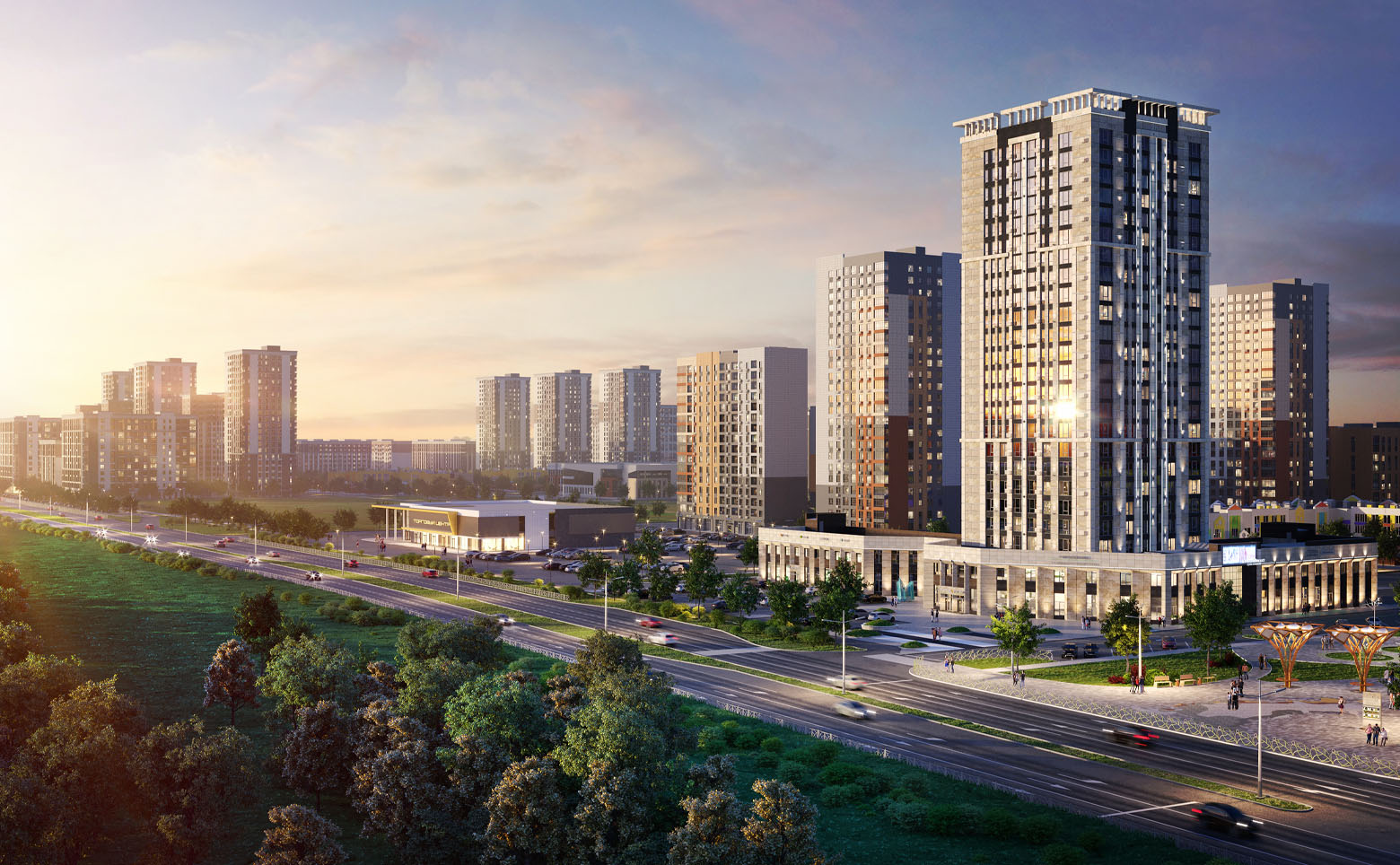 1-комн. квартира, 33.4 м² в ЖК Кварталы 17/77 — фото 2