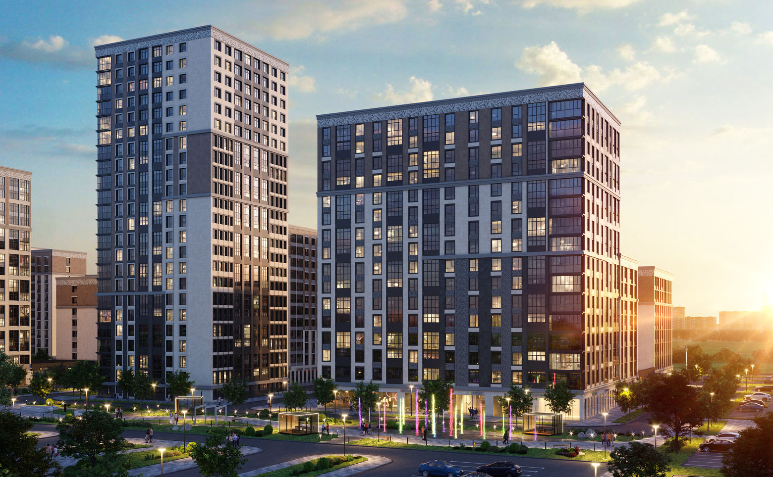 1-комн. квартира, 33.4 м² в ЖК Кварталы 17/77 — фото 3