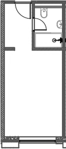 Студия, 25.85 м², 8/12 этаж, ЖК «Azimut Сити Отель Пятигорск»