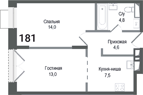 2-комн. Киноквартал