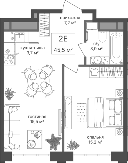 2-комн. Михалковский
