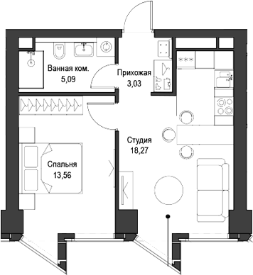 2-комн. Феймос