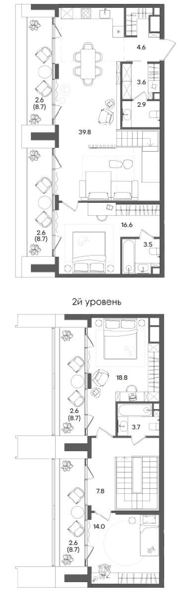 4-комн. СТОУН Грэйн