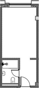 Студия, 25.95 м², 7/12 этаж, ЖК «Azimut Сити Отель Пятигорск»