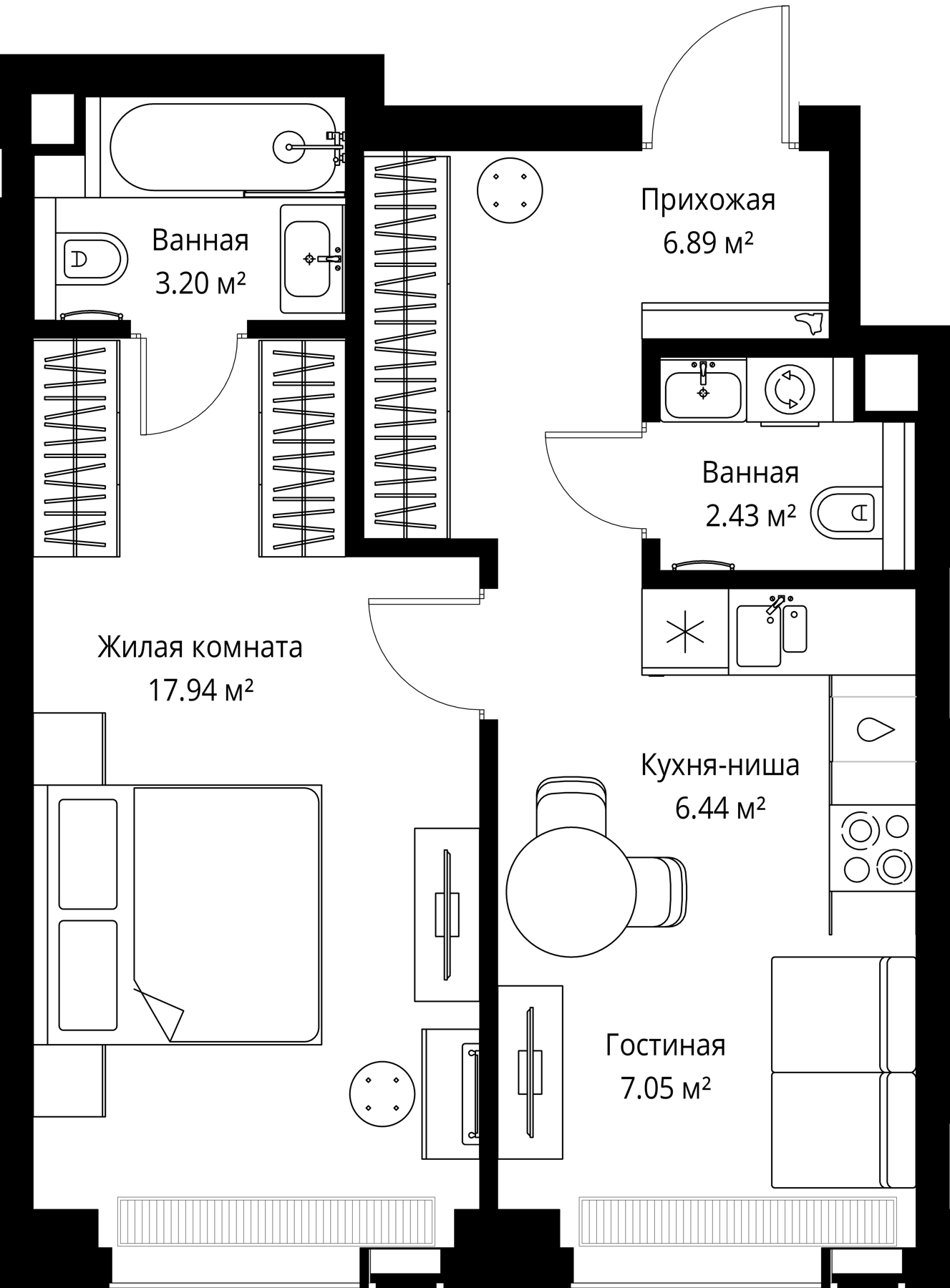 2-комн. Веер
