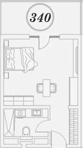 Студия квартира, 30.8 м² в ЖК ГК Сан Гарден Хотел&СПА — фото 2