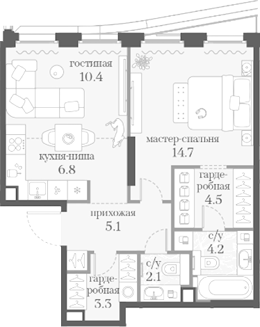 1-комн. Муза