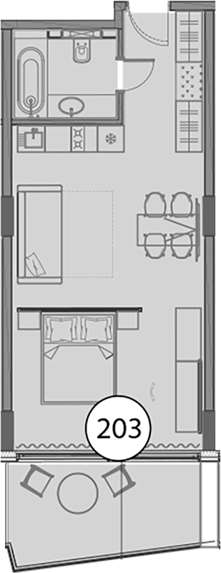 Продается 1-комн. квартира, 51.4 м²
