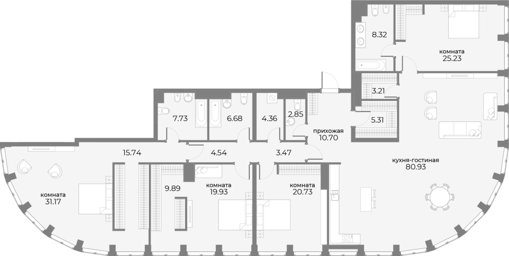 5-комн. Sky View