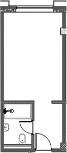Студия, 25.95 м², 4/12 этаж, ЖК «Azimut Сити Отель Пятигорск»
