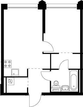 2-комн., 37.7 м², 5/32 этаж, ЖК «Бусиновский парк»