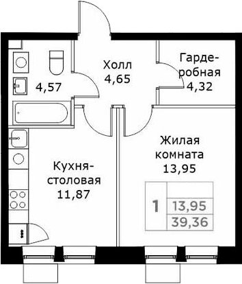 1-комн. КИТ