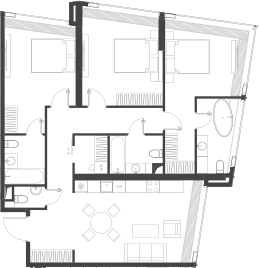 Студия, 111.62 м², 23/85 этаж, ЖК «Дом Дау»