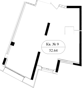 Студия, 48.9 м², 3/17 этаж, ЖК «Маршал»