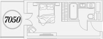 Студия, 26.2 м², 7/9 этаж, ЖК «ГК Сан Гарден Хотел&СПА»