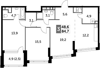 3-комн. Роттердам