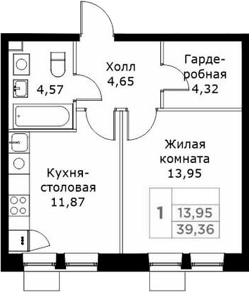 1-комн. КИТ