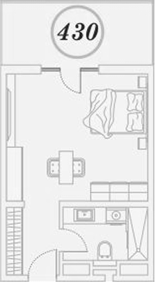 Студия квартира, 30.8 м² в ЖК ГК Сан Гарден Хотел&СПА — фото 2