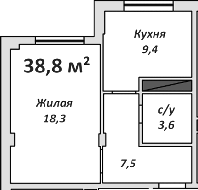 1-комн. Спортивный