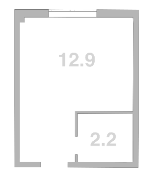 Квартира квартира, 15.1 м² в ЖК Жемчужина Мысхако — фото 2