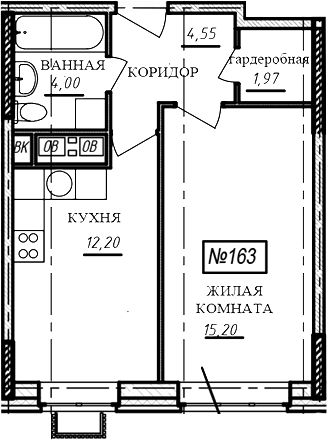 1-комн. Краснофлотский
