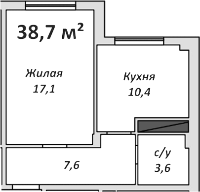 1-комн. Спортивный