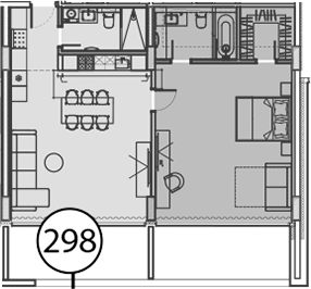 Студия, 88.2 м², 9/9 этаж, ЖК «Гостиничный комплекс Поляна Пик»