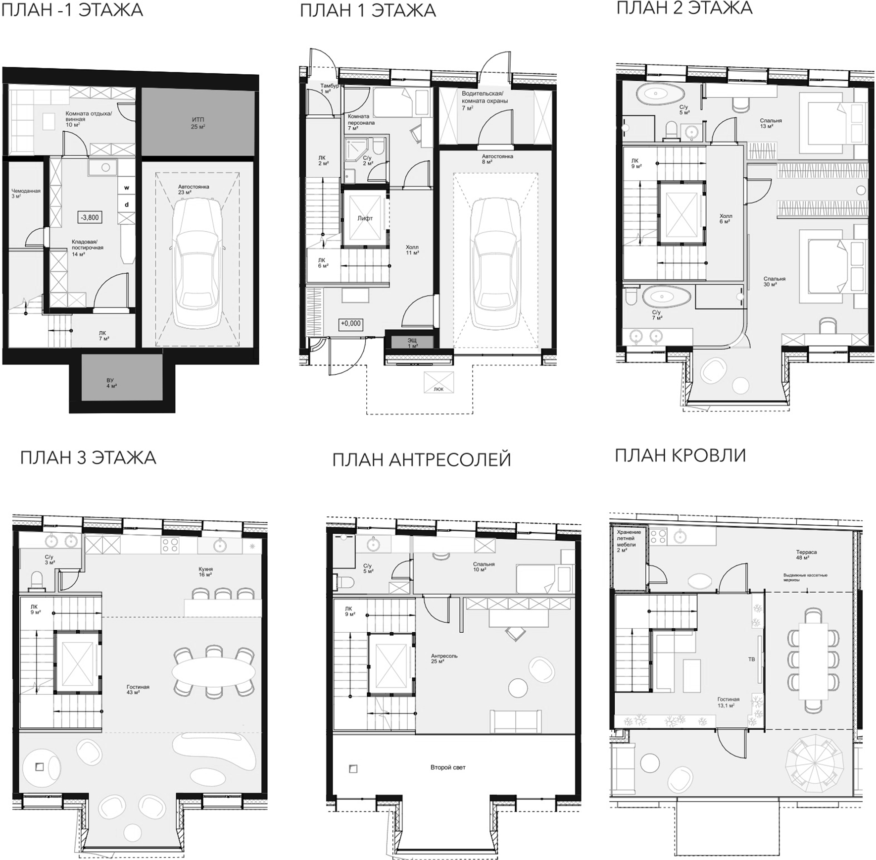 Студия, 273.5 м², 1/4 этаж, ЖК «Фрайдей Виллас»