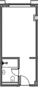 Студия, 25.95 м², 6/12 этаж, ЖК «Azimut Сити Отель Пятигорск»