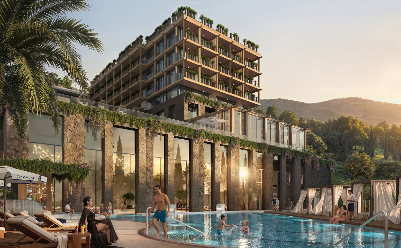 Студия квартира, 23.99 м² в ЖК Космос Селекшн Сочи Сиалия Резорт 5* — фото 5