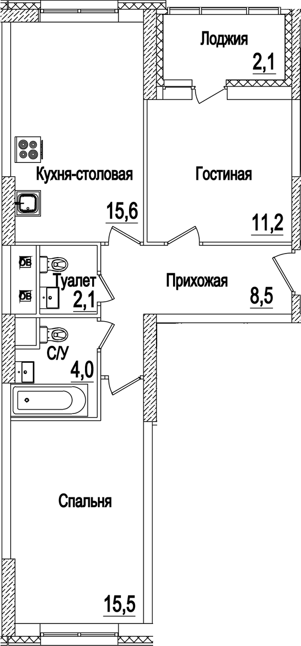 3-комн. Рассказово