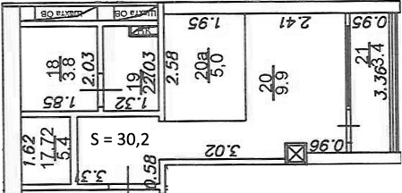 Студия, 26.8 м², 15/22 этаж, ЖК «Азимут Plus Residence»