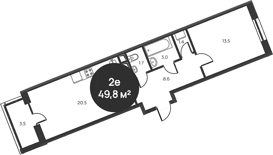 2-комн. Павлово 3