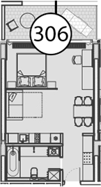 Студия, 54.9 м², 9/9 этаж, ЖК «Гостиничный комплекс Поляна Пик»