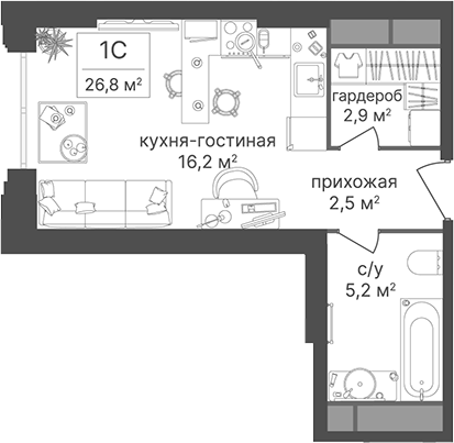 Студия Гостиничный комплекс Варшавские ворота