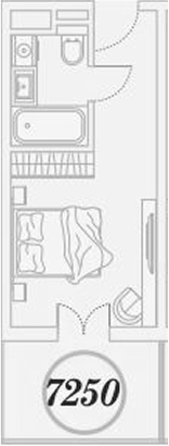 Продается 1-комн. квартира, 26.2 м²