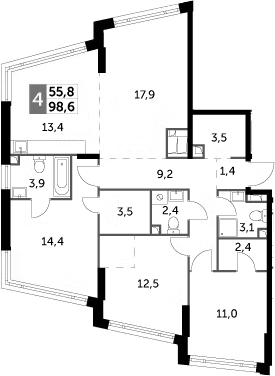4-комн. Роттердам