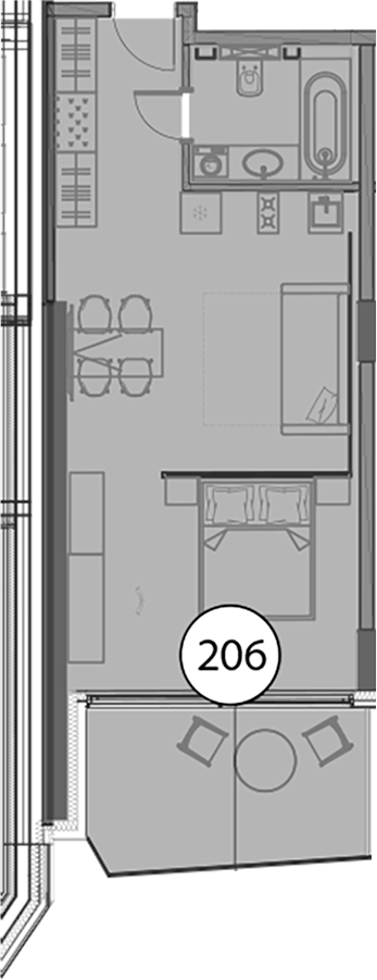 Продается 1-комн. квартира, 50.3 м²