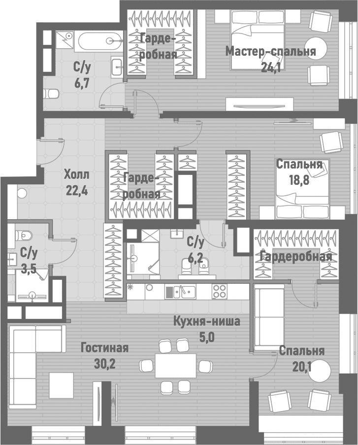 4-комн. Ренессанс