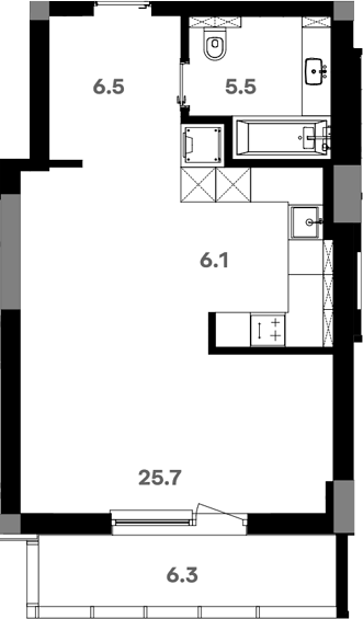 Свободная планировка RIVER HOUSE Щелково